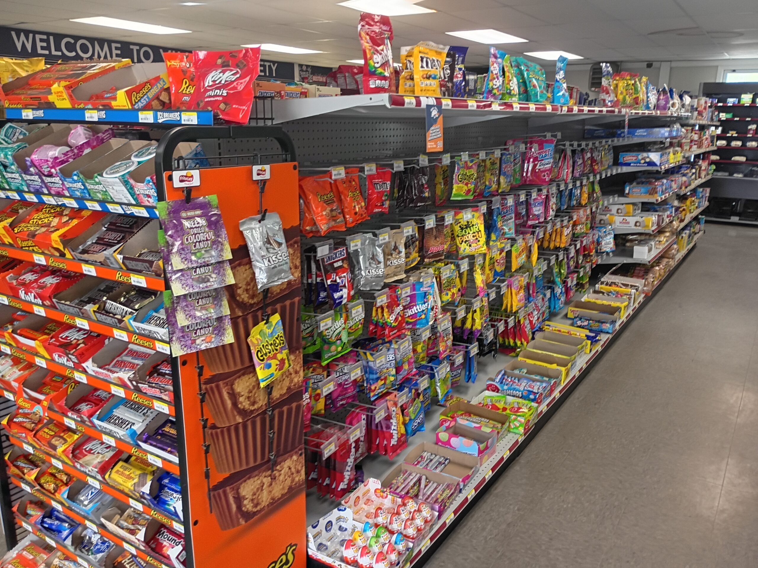 Candy and groceries
